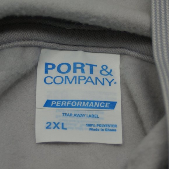 Unisex Hoodie Port & Company Size 2XL Grey "I Get my Attitude From my Mom" NWOT - Picture 3 of 3